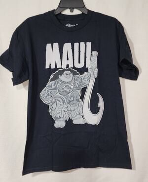 Moana 2 maui men's black shirt size medium
